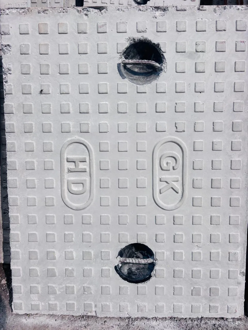Close-up of a heavy-duty (HD) GK square chamber cover by Gurukrupa Enterprises