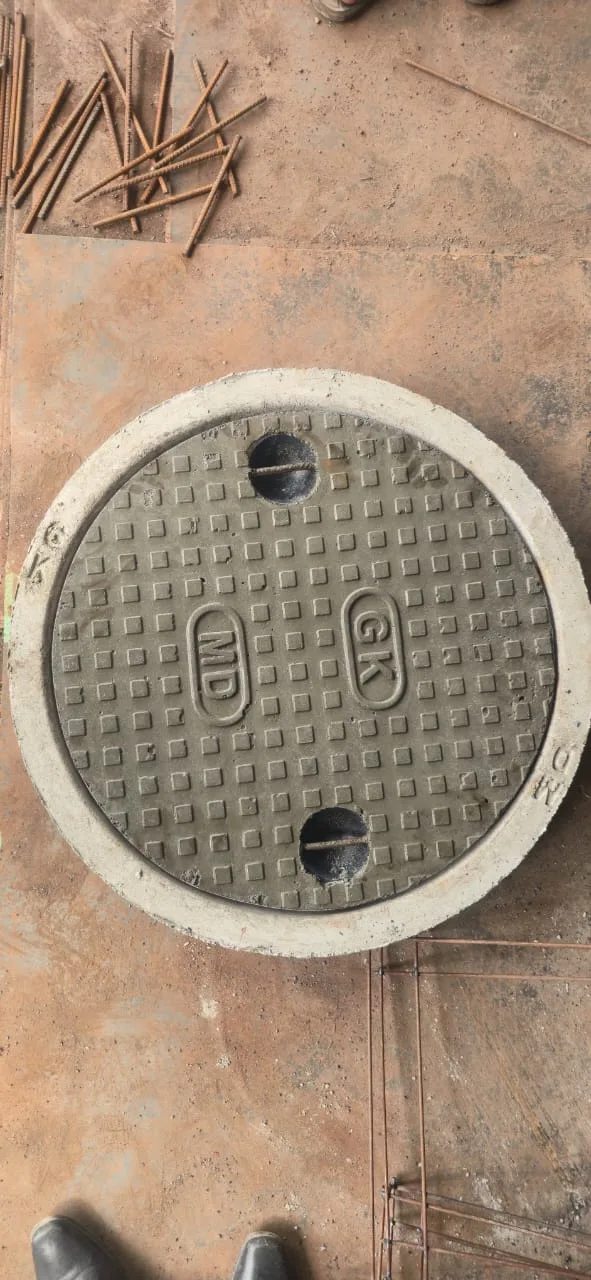 Round GK MD chamber cover installed on site by Gurukrupa Enterprises